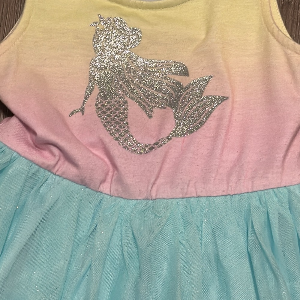 Lilt Toddler Mermaid Dress Size 4 - Picture 2 of 2